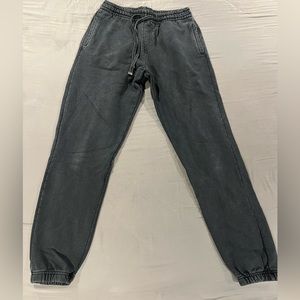 TALENTLESS MENS HEAVYWEIGHT SWEATPANTS VINTAGE BLACK SIZE M